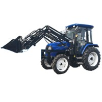 Most beautiful 70hp agriculture tractor with front end loader and backhoe