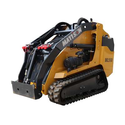 multifunction 50HP mini skid steer loader with front digger efficient energy conservation