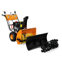 Hand push13hp walking type snow cleaning machine