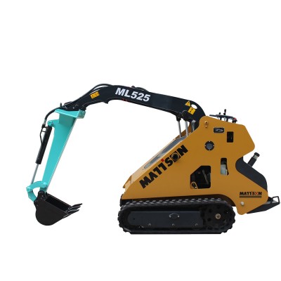 Trencher attachment for mini skid steer loader